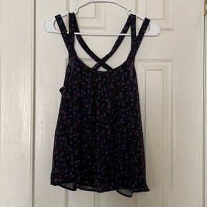 Express Double Layer Cross Back Cami - Size Small